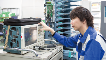 担当開発機種の検証